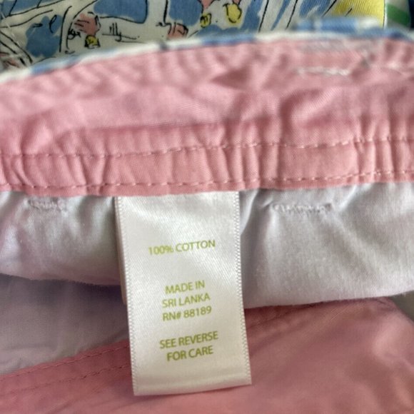 Lilly Pulitzer Callahan Get Nauti Sailboat Print Shorts Beach Nautical - Picture 5 of 6